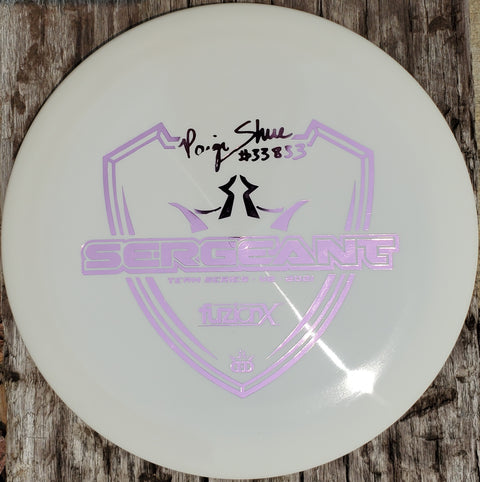 Dynamic Discs Fuzion-X Sergeant Paige Shue 2021 Team Series V2