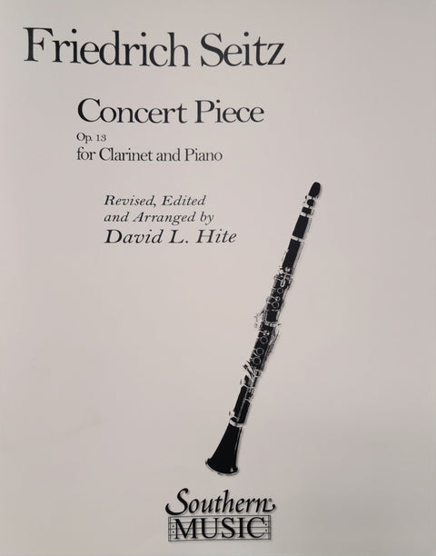 Concert Piece Op. 13 - Clarinet - Seitz/Hite