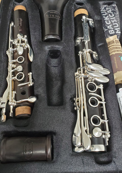 Backun Protege Clarinet - Grenadilla with Left Hand Eb - BCLBPROTG/SKE