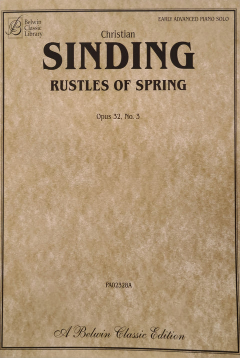 Rustles of Spring, Op. 32, No. 3 (Frühlingsrauschen) - Sinding