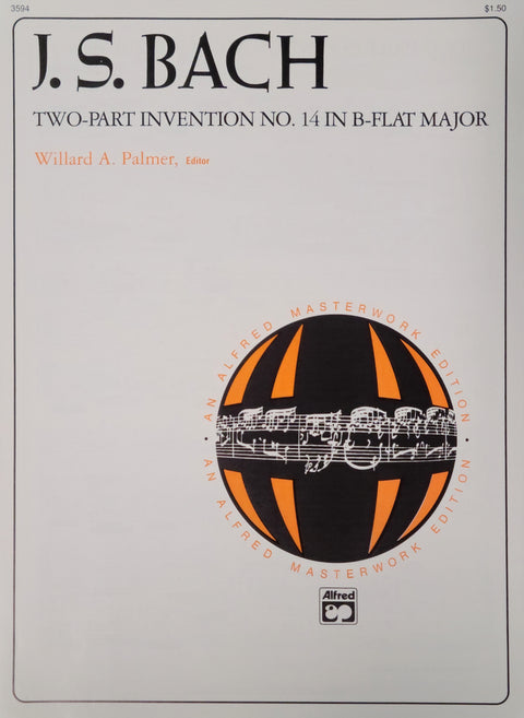 J. S. Bach: 2-part Invention #14 in B-flat Major - Bach/Palmer