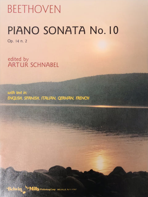 Piano Sonata No. 10, Op. 15 - Beethoven/Schnabel