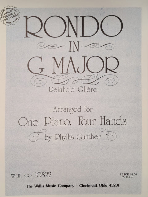 Rondo in G Major - Piano - Gunther