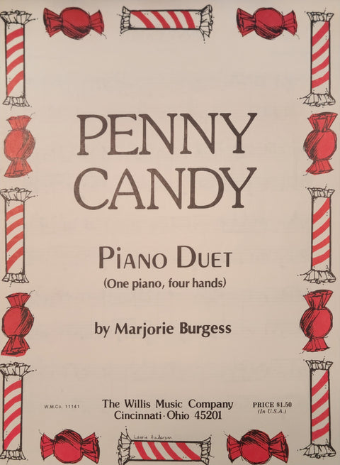 Penny Candy - Piano - Burgess