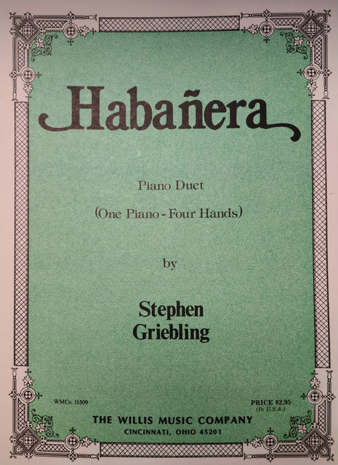 Habanera - Piano - Griebling