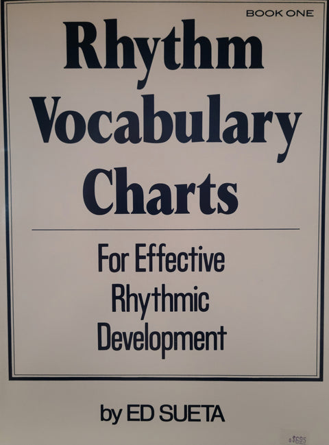 Rhythm Vocabulary Chart for Effective Rhythmic Development, Book 1 - Piano - Sueta