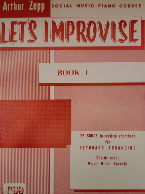 Let's Improvise, Book One - Piano - Zepp