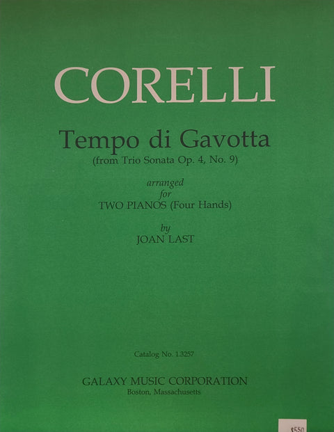 Tempo di Gavotta - Piano - Corelli/Last