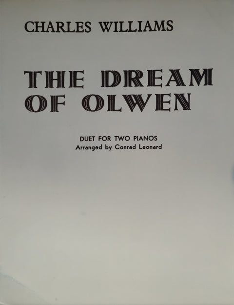 The Dream of Olwen - Piano - Williams/Leonard