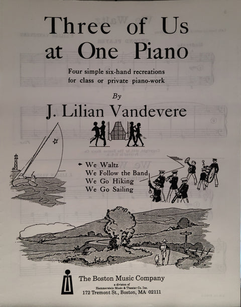 We Waltz (Three of Us at One Piano) - Piano - Vandevere