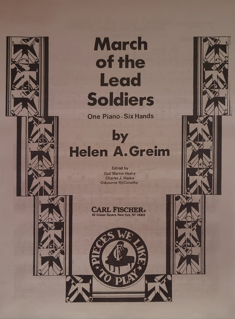 March of the Lead Soldiers - Piano - Greim