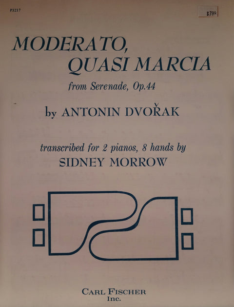 Moderato, Quasi Marcia (From Serenade, Op. 44) - Piano - Dvorak/Morrow