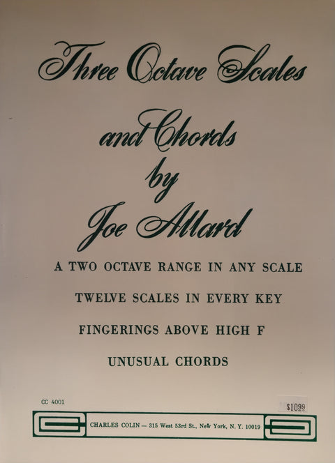 Three Octave Scales and Chords - Allard