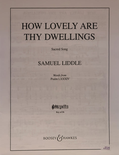 How Lovely Are Thy Dwellings, Medium High Voice - Liddle