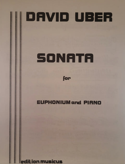 Sonata for Euphonium and Piano - Uber