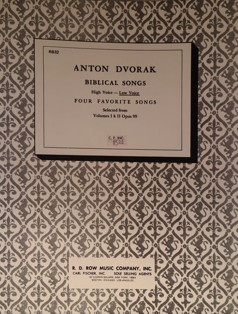 Biblical Songs - Vocal - Dvorak