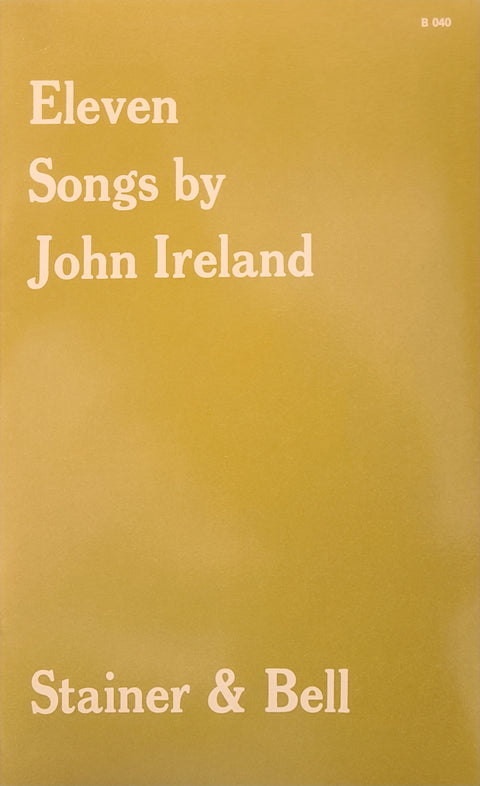 Eleven Songs by John Ireland - Vocal