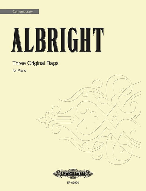 Three Original Rags - W. A. Albright