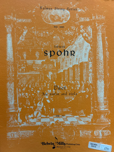 Spohr: Duet, Op. 13 - Violin/Viola