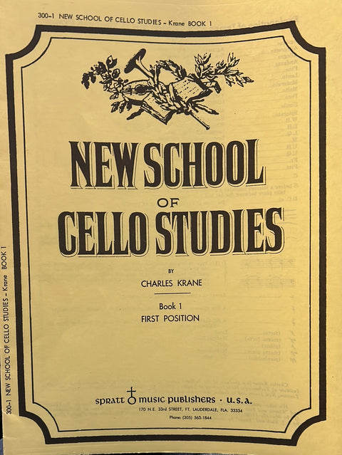 New School of Cello Studies Book 1 - Krane