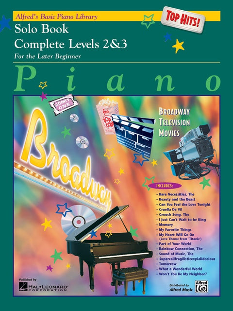 Alfred's Basic Piano Library - Complete Levels 2 & 3 - For the Later Beginner