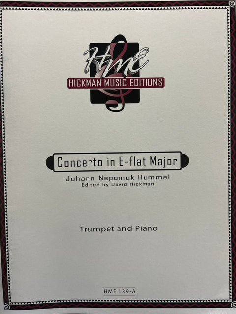 Concerto in E-Flat Major - Trumpet - Hummel/Hickman