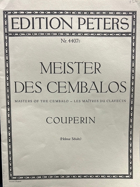 Meister des Cembalos - Harpsichord - F. Couperin