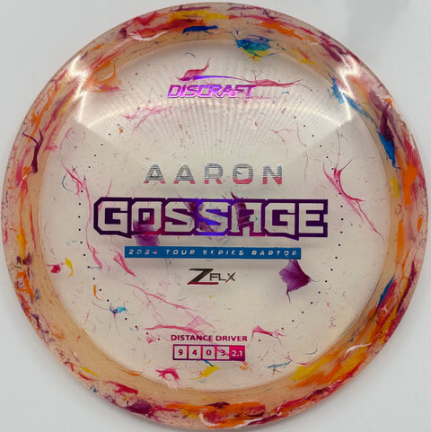 Discraft Jawbreaker Z FLX Raptor - Aaron Gossage 2024 Tour Series - Distance Driver