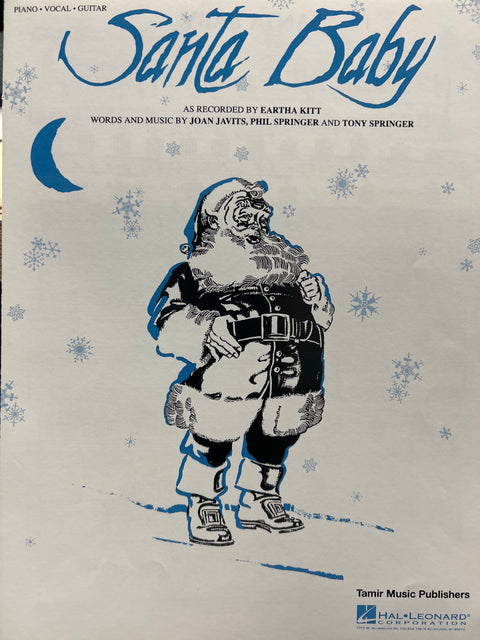 Santa Baby - Piano / Vocal / Guitar - Kitt / Javits / Springer & Springer