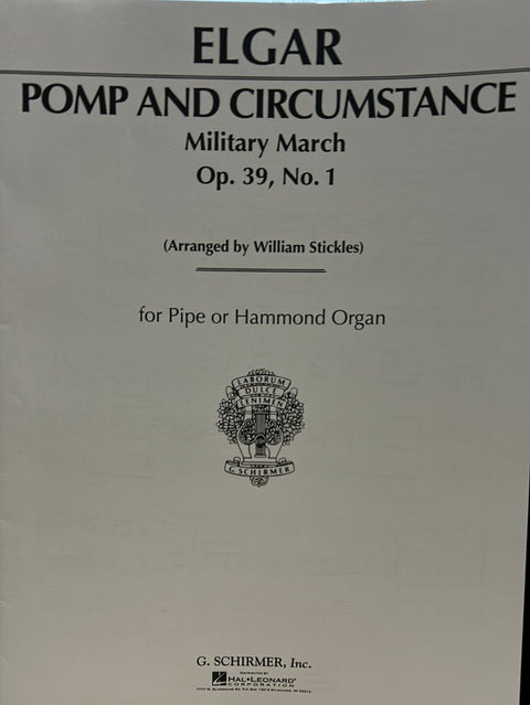 Pomp and Circumstance - Organ - Elgar/Stickles