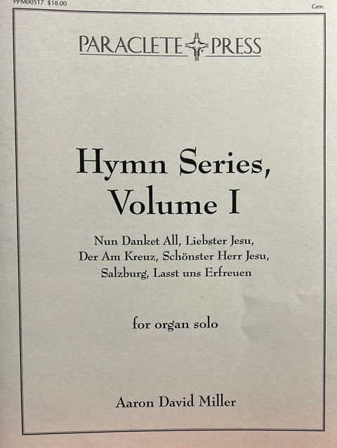 Hymn Series Vol. 1 - Organ - A. D. Miller