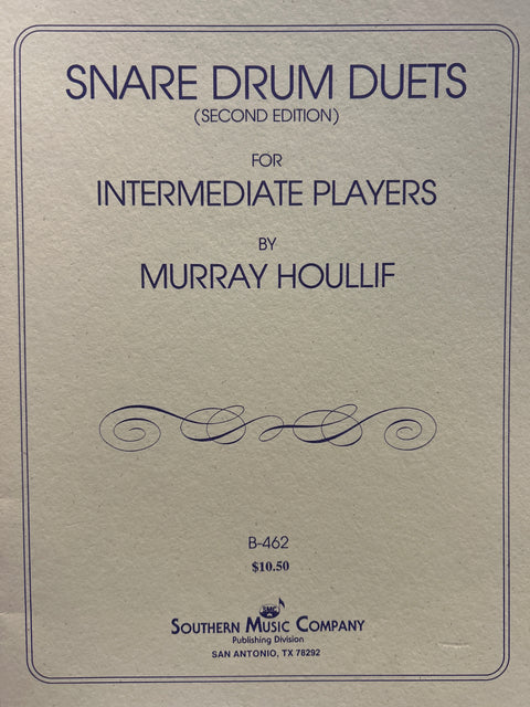 Snare Drum Duets (Second Edition) for the Intermediate Players - Houllif
