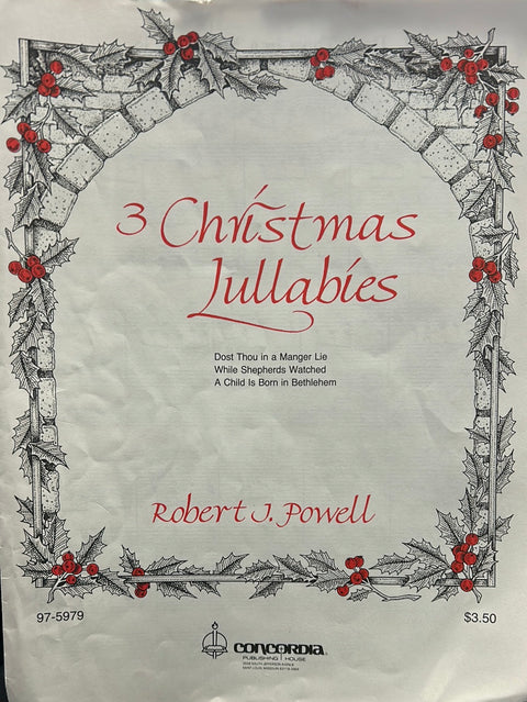 Three Christmas Lullabies - Organ