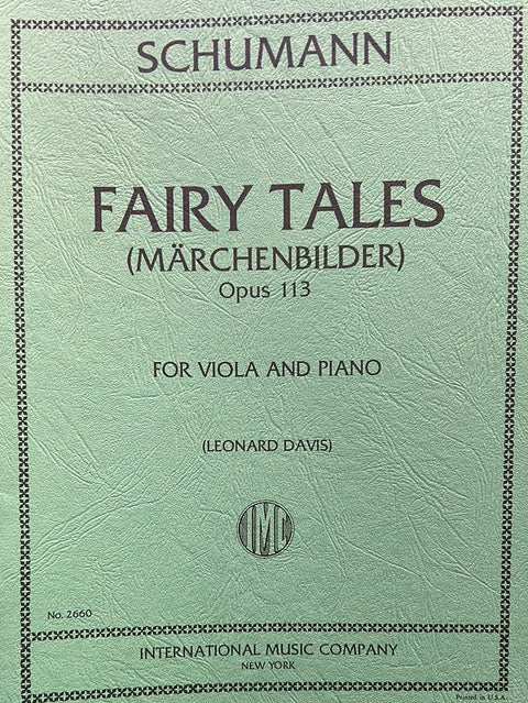 Fairy Tales, Op. 113 - Viola - Schumann