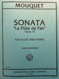 Sonata La flûte de Pan, Op.15 - Flute - Mouquet / Wummer