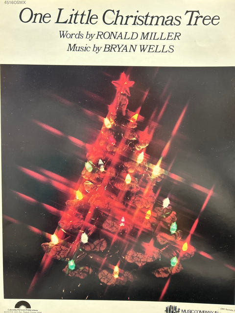 One Little Christmas Tree - Piano / Vocal / Guitar - Miller / Wells