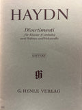 Divertimenti for Piano (Cembalo) with 2 Violins and Violoncello - Haydn
