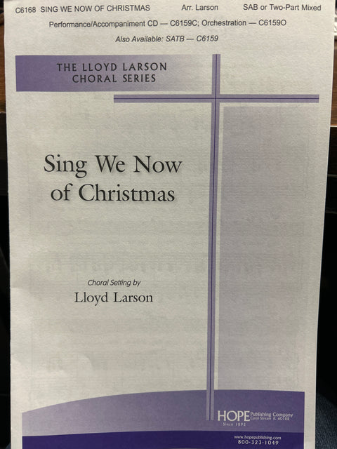 Sing We Now of Christmas - Larson