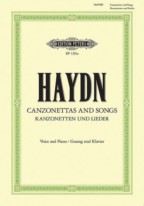 35 Songs and English Canzonettas for Voice and Piano - Haydn/Landshoff