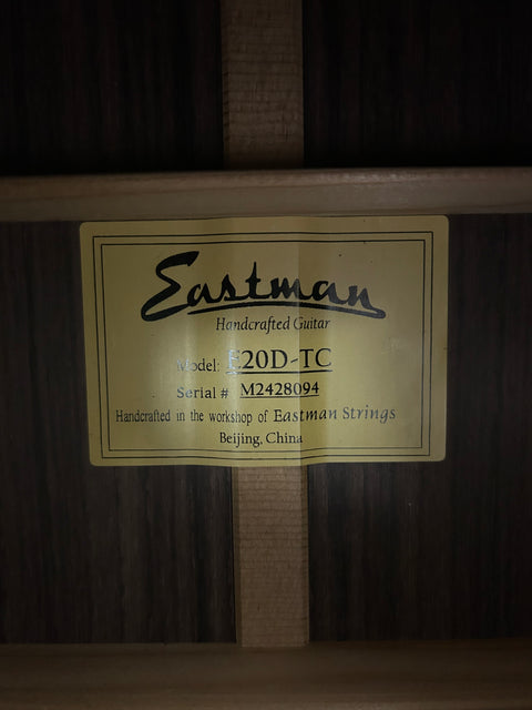 Eastman Acoustic Guitar - E20D-TC