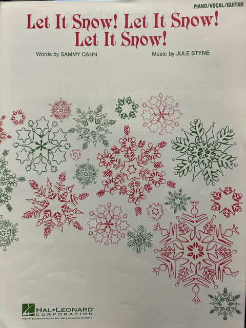 Let It Snow! Let It Snow! Let It Snow! - Piano / Vocal / Guitar - Cahn / Styne (Hal Leonard)