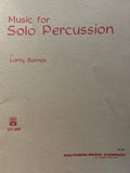 Music for Solo Percussion - Barnes