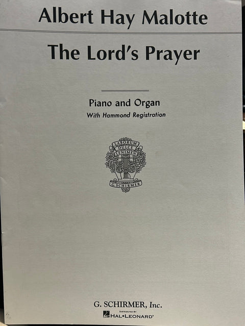 The Lord's Prayer Organ & Piano Duet