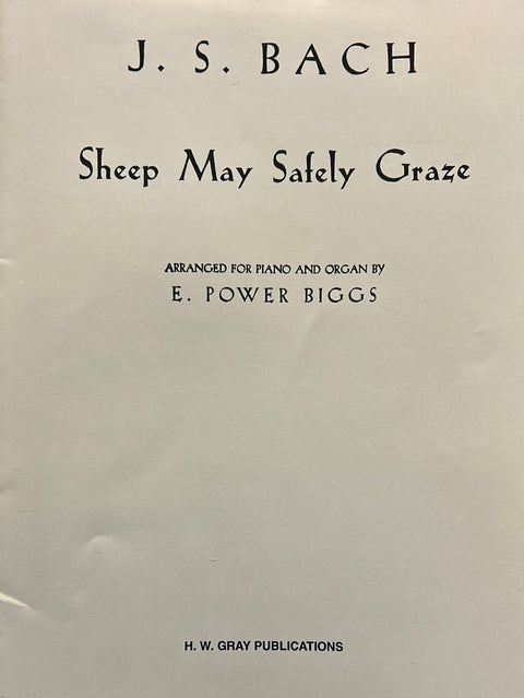 Sheep May Safely Graze Organ & Piano Duet