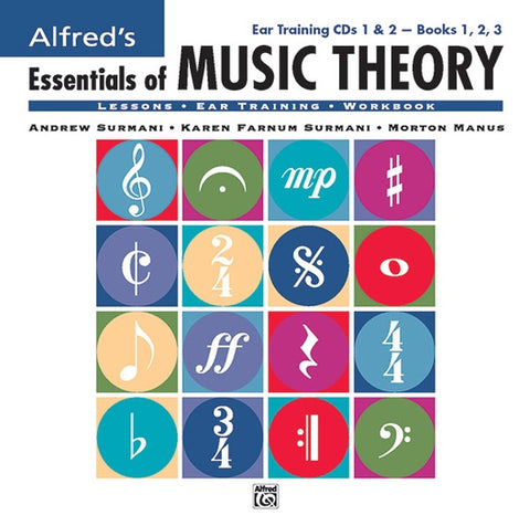 Alfred's Essentials of Music Theory Ear Training CDs 1 & 2 Combined