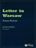 Letter to Warsaw - Vocal / Piano - Pasatieri