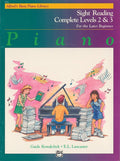 Alfred's Basic Piano Library - Complete Levels 2 & 3 - For the Later Beginner
