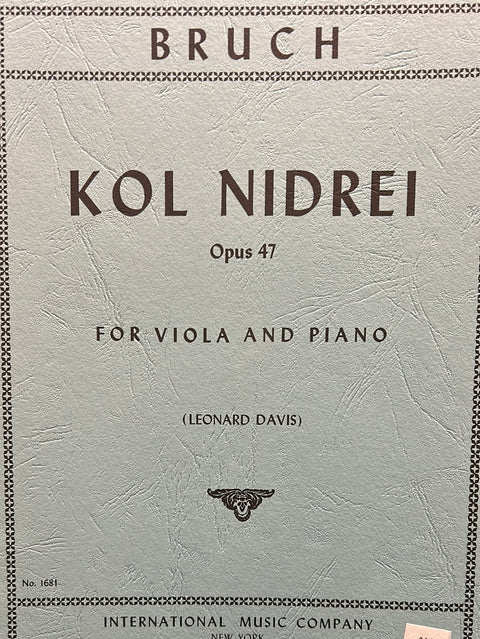 Kol Nidrei, Opus 47 - M. Bruch