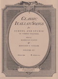 Classic Italian Songs - Vocal - Glenn/Taylor