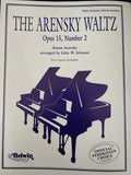 The Arensky Waltz, Op. 15 No. 2 - Piano - Arensky/Schaum